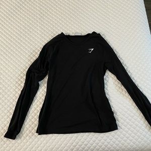 Gymshark Black Long Sleeve Shirt